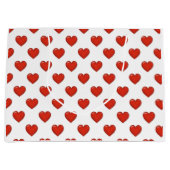 ハート形状 ラージペーパーバッグ (正面)