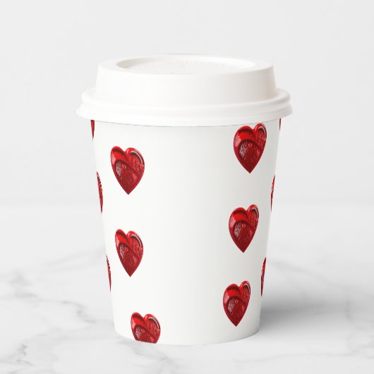 ハート形状 紙コップ (左)
