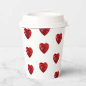 ハート形状 紙コップ (裏面)