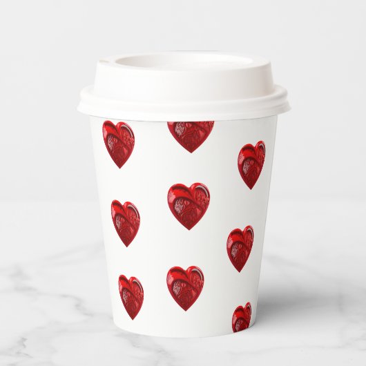 ハート形状 紙コップ (裏面)