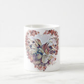 ハート形Morkieはマグを設計しました コーヒーマグカップ (中央)