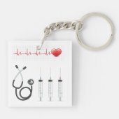 ハート性心疾患患者 キーホルダー (裏面)