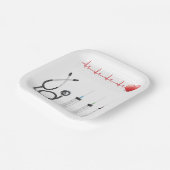 ハート性心疾患患者 ペーパープレート (傾斜あり)