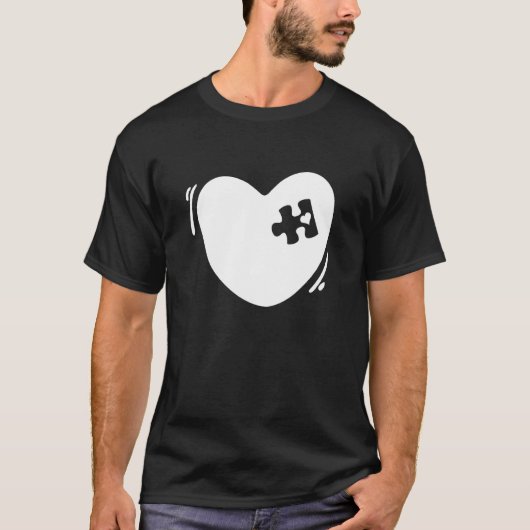 ハート恋しく思の母娘マッチング作品 Tシャツ (正面)