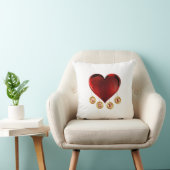 ハート恋文 クッション (椅子)