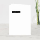 ハート恋詩のポスターのウォールアートの約束 箔グリーティングカード (裏面)