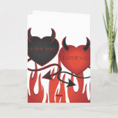 ハート悪魔 – バレンタインデー – I Love You.ai シーズンカード (裏面)