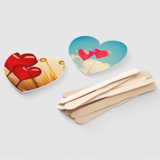 ハート愛の日付をパーソナライズ運命の運命の ハンドファン (組立なし)