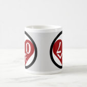 ハート愛マグ コーヒーマグカップ (中央)