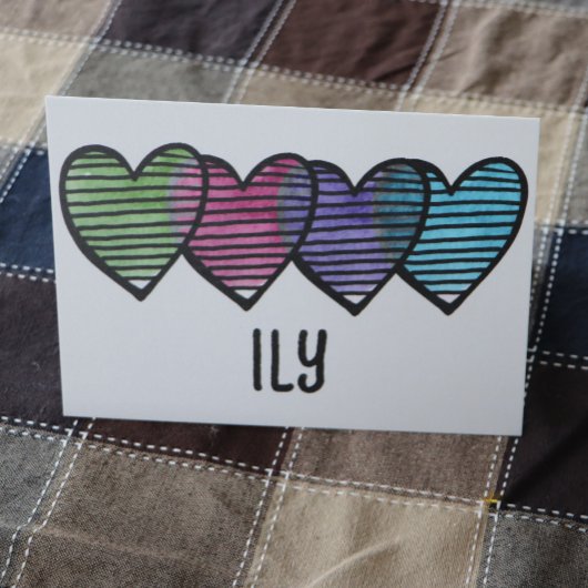 ハート愛好家かわいいレトロなバレンタインデー カード