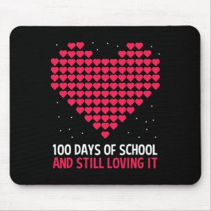 ハート愛100日の学校ギフト先生Stu マウスパッド