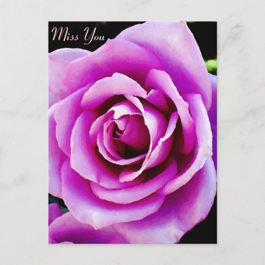 ハート愛_ ポストカード (正面)