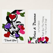 ハート感じありギフトラベル (正面&裏面)