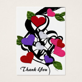 ハート感じありギフトラベル