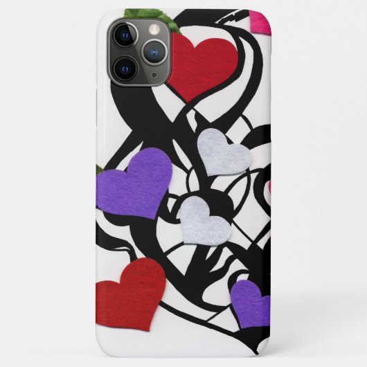 "ハート感じ" iPhone 11 Pro Max Case-Mate iPhoneケース (裏面)