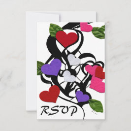 ハート感じRSVP 出欠カード