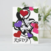 ハート感じRSVP 出欠カード (スタンド正面)