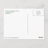 ハート感動的はがき ポストカード (裏面)