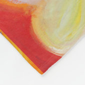 ハート感動的カスタムフリースブランケット フリースブランケット (角)