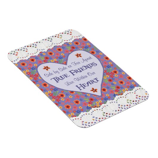 ハート感動的友好引用文冷蔵庫用マグネット マグネット (右側)