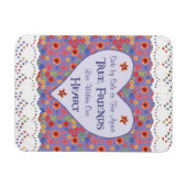 ハート感動的友好引用文冷蔵庫用マグネット マグネット (横)