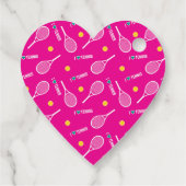 ハート感謝していで落とせる鮮やかなピンク フェイバータグ (裏面)