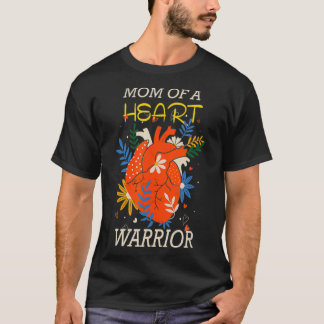 ハート戦士ハート攻撃生存者の母SCAD Tシャツ
