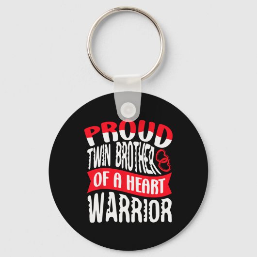 ハート戦士ハート病障害Chの兄弟 キーホルダー (正面)