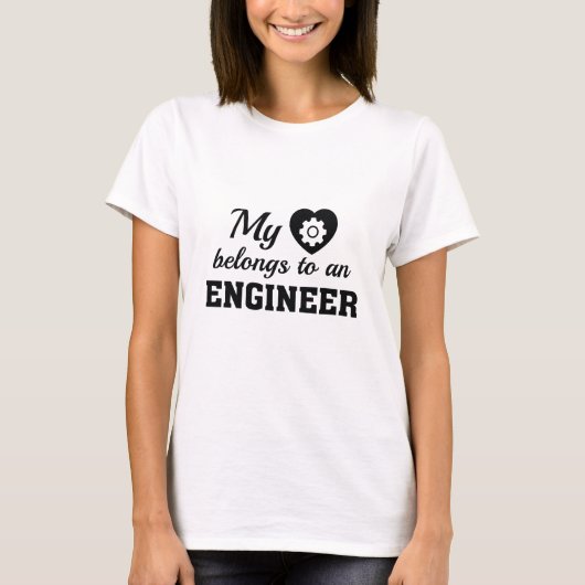 ハート所属技術者 Tシャツ (正面)