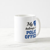 ハート所属警察官 コーヒーマグカップ (正面右)
