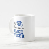 ハート所属警察官 コーヒーマグカップ (正面左)