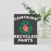 ハート手術の生存者がオープンハート復旧をバイパス ポストカード (スタンド正面)