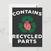 ハート手術の生存者がオープンハート復旧をバイパス ポストカード (正面/裏面)