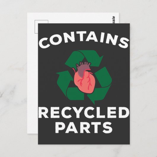 ハート手術の生存者がオープンハート復旧をバイパス ポストカード (正面/裏面)