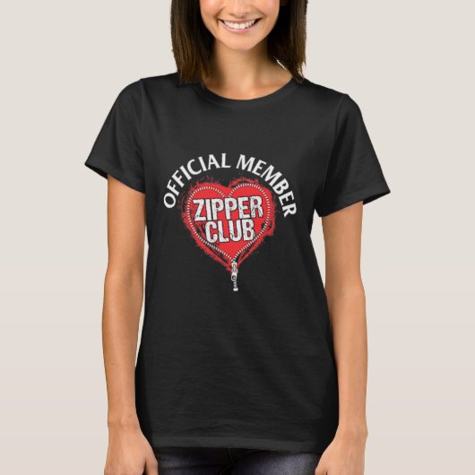 ハート手術公式ジッパークラブ会員ギフト Tシャツ (正面)