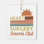 ハート手術回復ユーモア セラミックオーナメント (左)