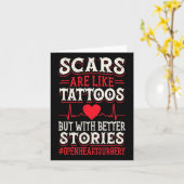 ハート手術Byp認識度誇りを持ったハート母 カード (黄色い花)