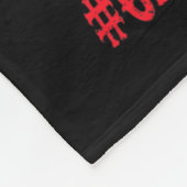 ハート手術Byp認識度誇りを持ったハート母 フリースブランケット (角)