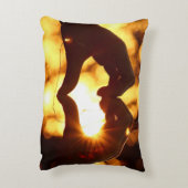 ハート手 アクセントクッション (裏面(縦))