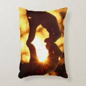 ハート手 アクセントクッション (正面(垂直))