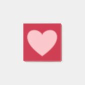 ハート投稿Itメモ帳ギフト ポストイット (正面)