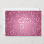 ハート招待状 招待状 (正面)