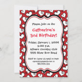 ハート招待状 招待状 (正面)