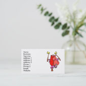 ハート攻撃おもしろい漫画 名刺 (スタンド正面)