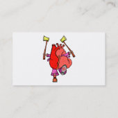 ハート攻撃おもしろい漫画 名刺 (裏面)