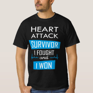 ハート攻撃の生存者、私は戦って私はTシャツを勝った Tシャツ