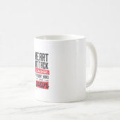 ハート攻撃を生き延びた人 コーヒーマグカップ (正面右)