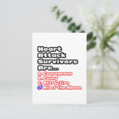 ハート攻撃生存者クイズ ポストカード (スタンド正面)