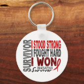 ハート攻撃生存者四ハート病 キーホルダー (正面)