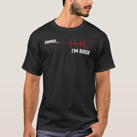 ハート攻撃生存者回復よく心Su Tシャツ (正面)